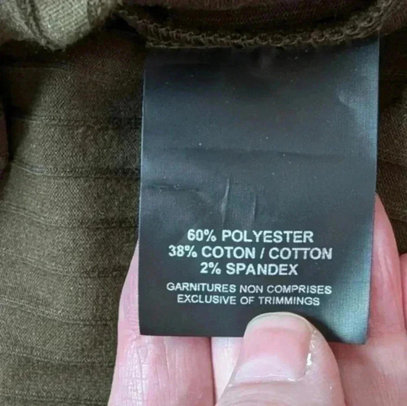 Cokluch Kim Sweater Goblincore Casual Office Women's Small Oregano Green Ribbed - Picture 10 of 13